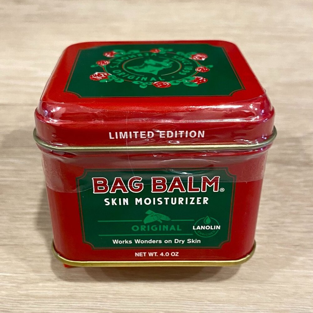 [SOLD] Bag Balm Limited Edition Red Tin 4oz | Multi-Purpose Skin Moisturizer